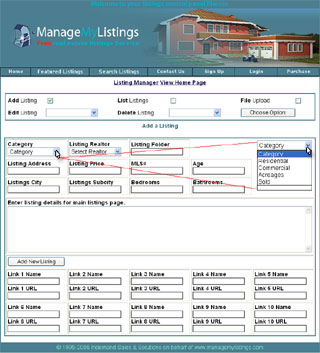 Click here for the free add listings demonstration